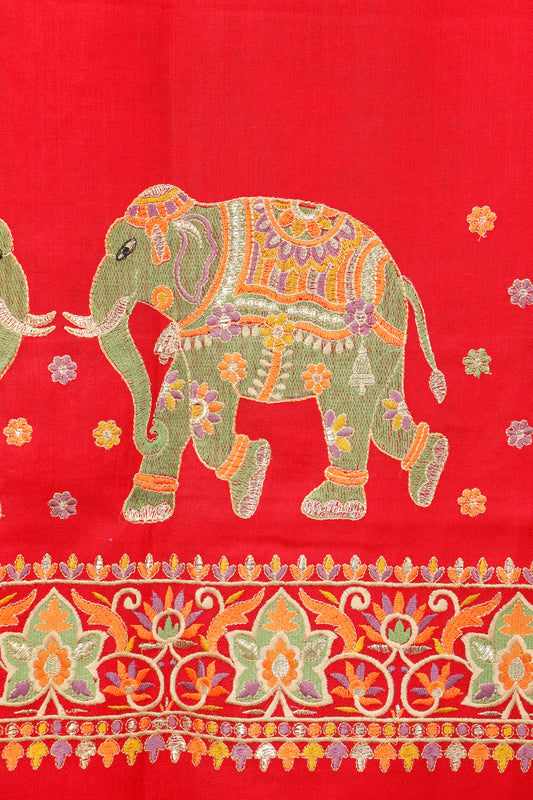 Machine Embroidery 4 Border Shawl – Well-Priced Embroidered Shawl