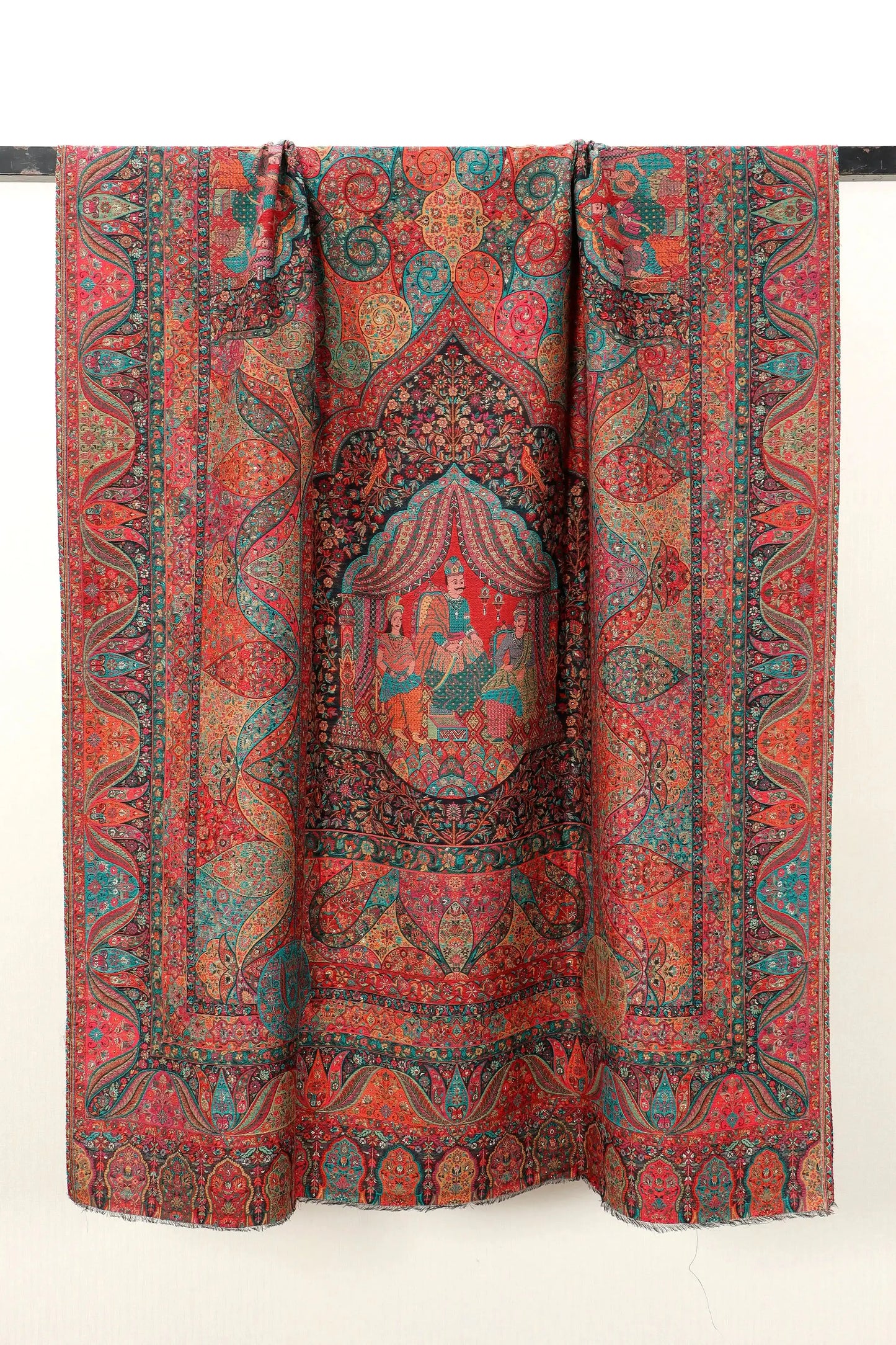 Premium Kani Mughal Scene Shawl