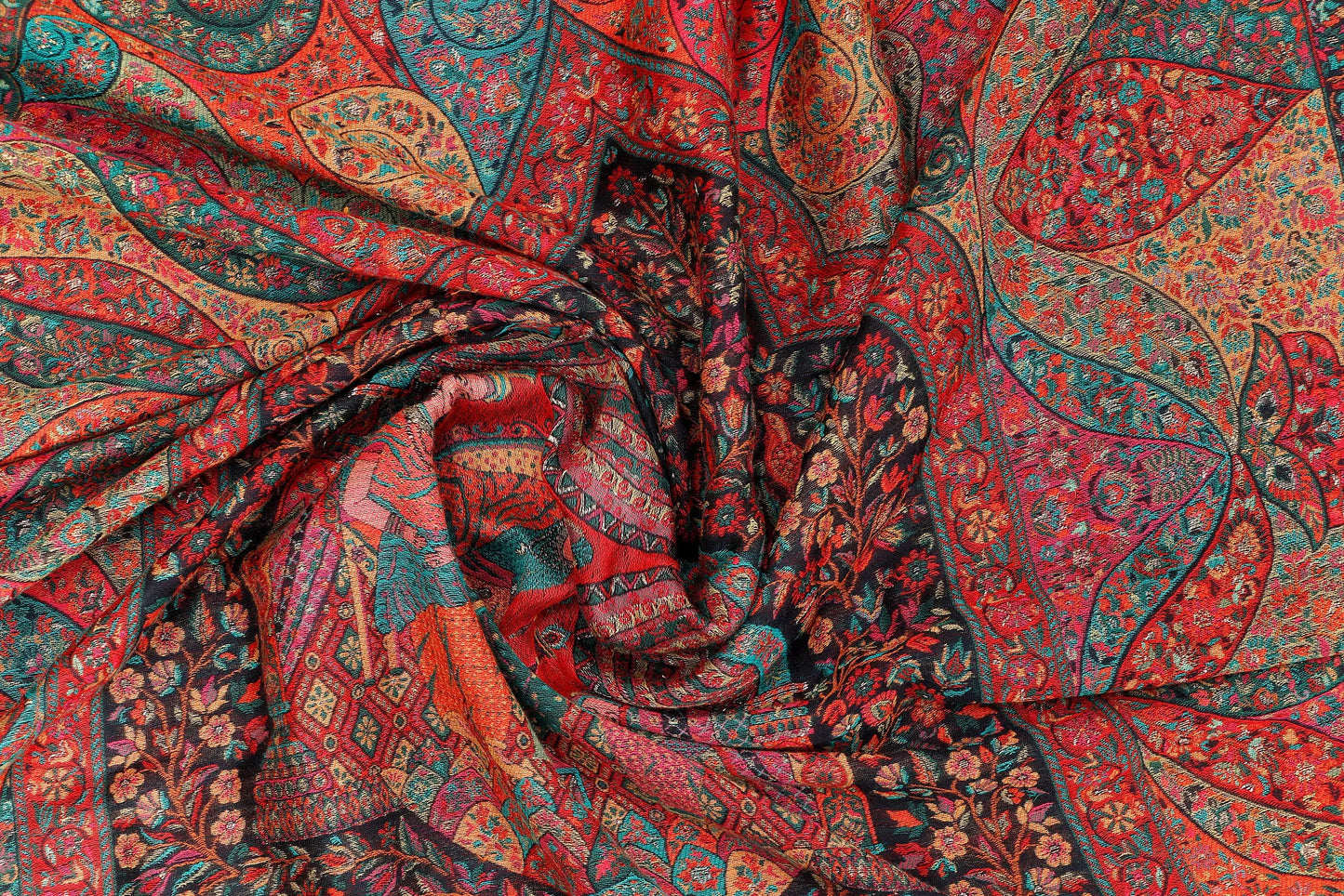 Premium Kani Mughal Scene Shawl