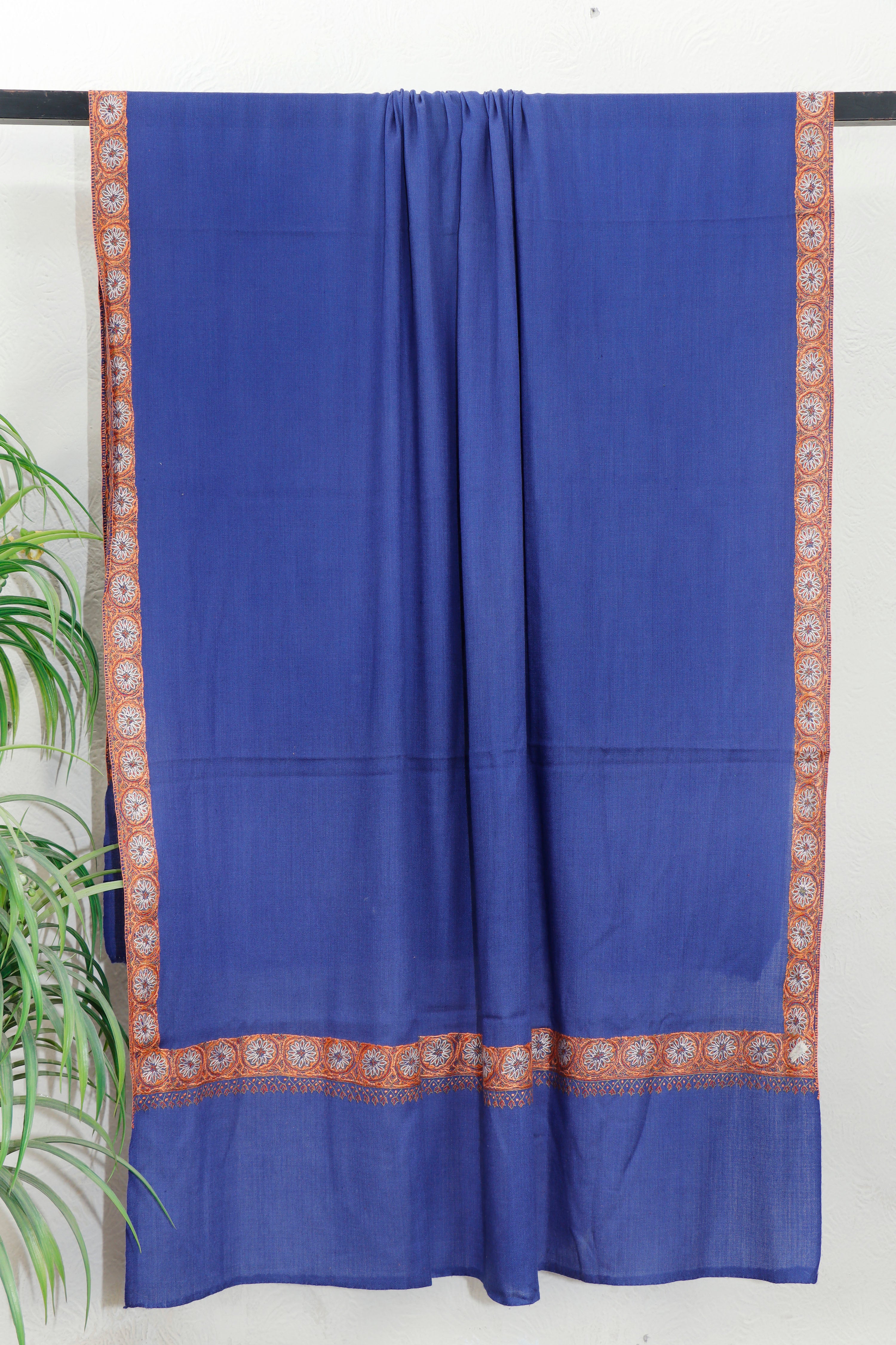 Toosh Border Shawl – Wardrobe Staple, 45 x 90 inches