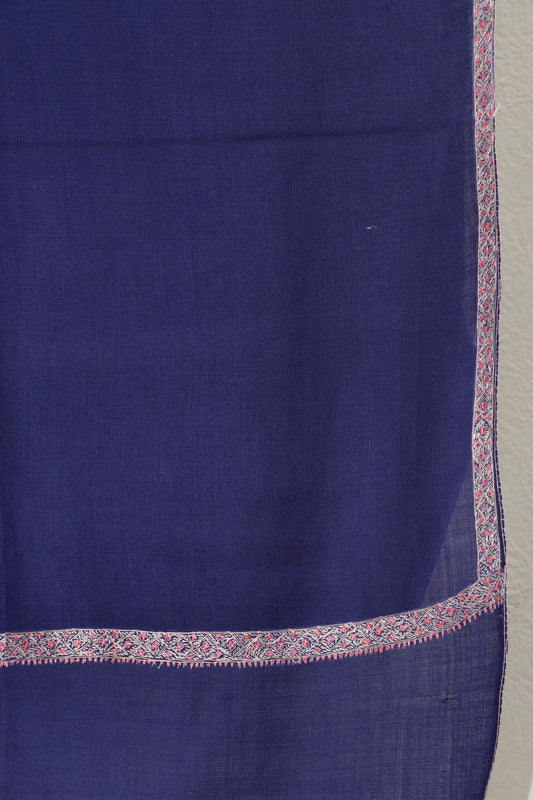 Toosh Border Shawl – Office-to-Festive, 45 x 90 inches