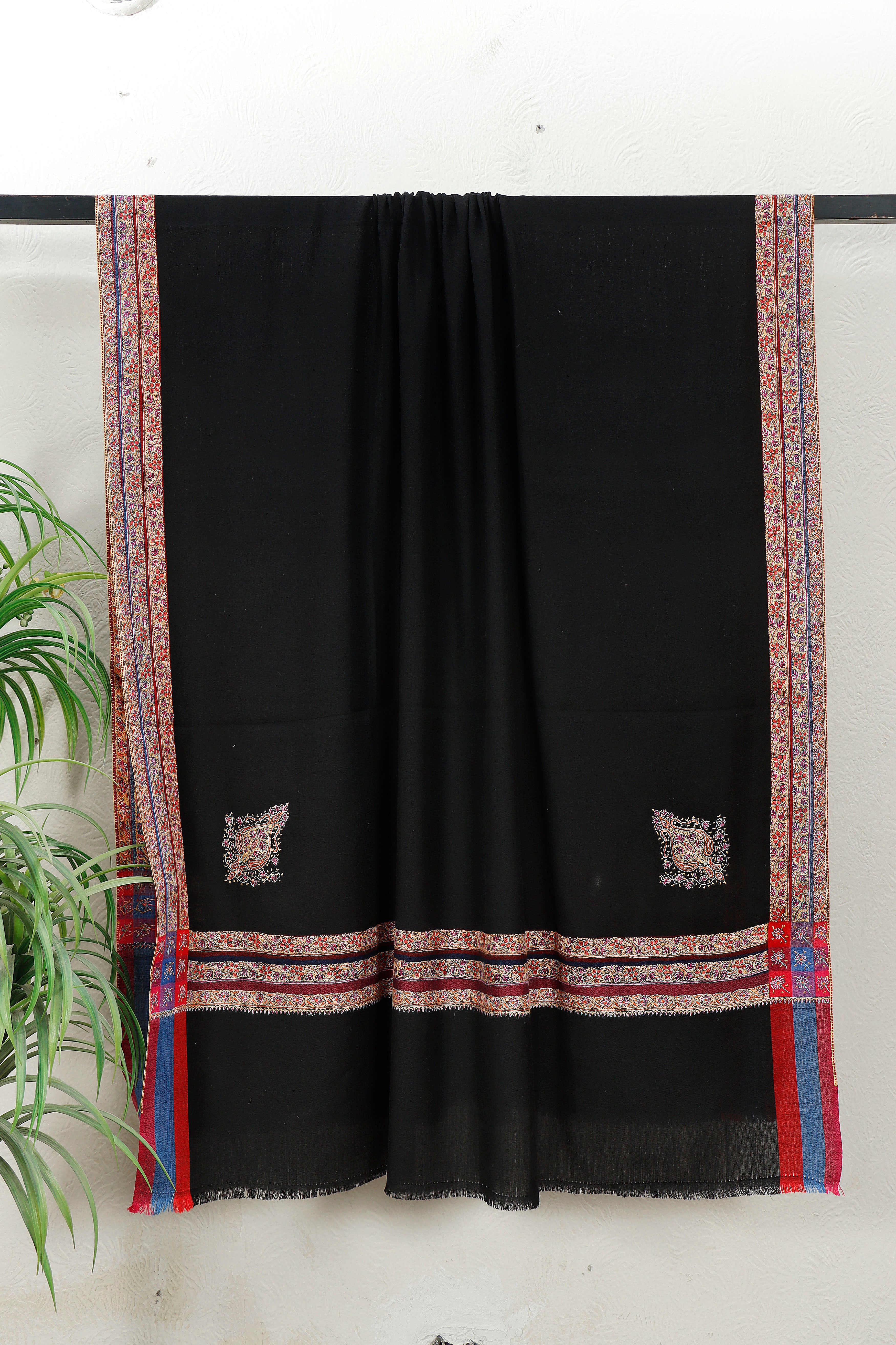 Toosh Border Shawl – Versatile Daily Wear, 45 x 90 inches
