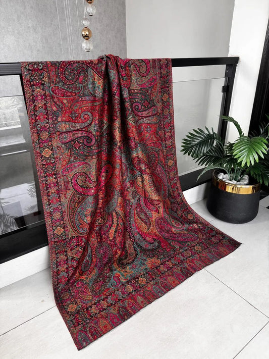 Kani Zari Shawl Dupatta – Statement Dupatta with Zari Work