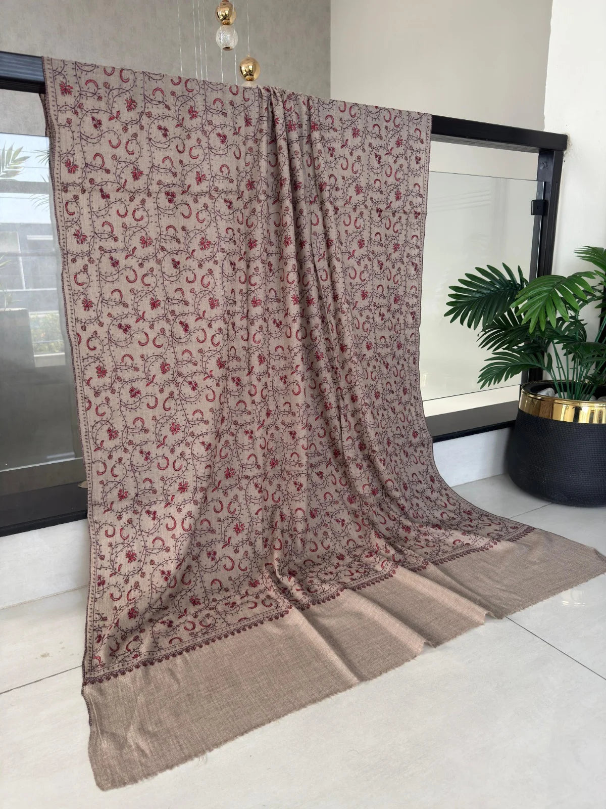 Kani Zari Shawl Dupatta – Formal Wedding Guest Dupatta