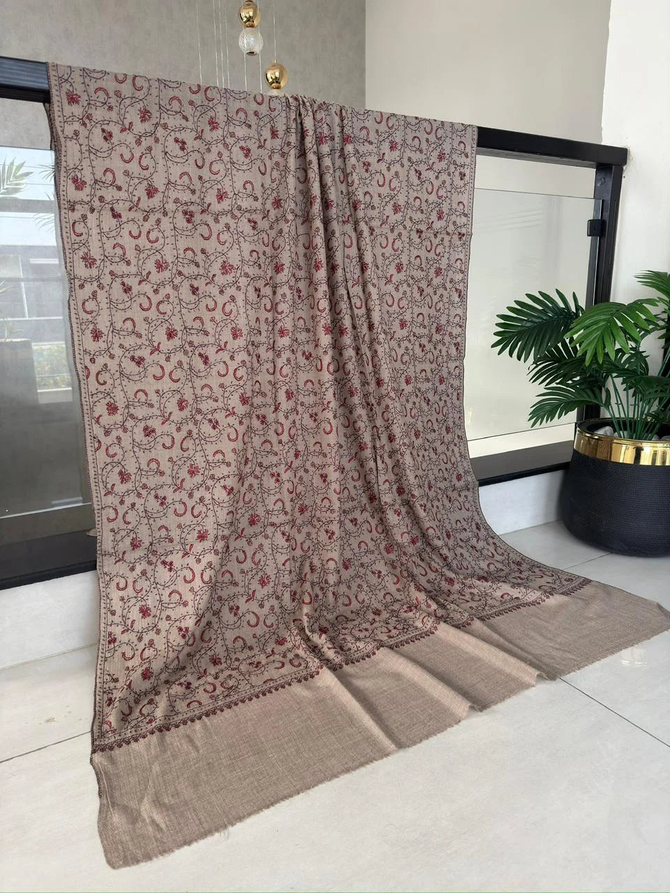 Kani Zari Shawl Dupatta – Festive Dupatta with Zari Work