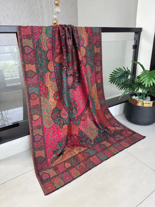 Kani Zari Shawl Dupatta – Festive Eid Dupatta with Zari Work